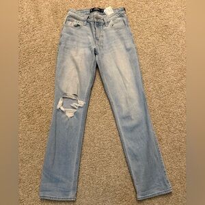 Hollister Light Blue Straight Leg Jeans